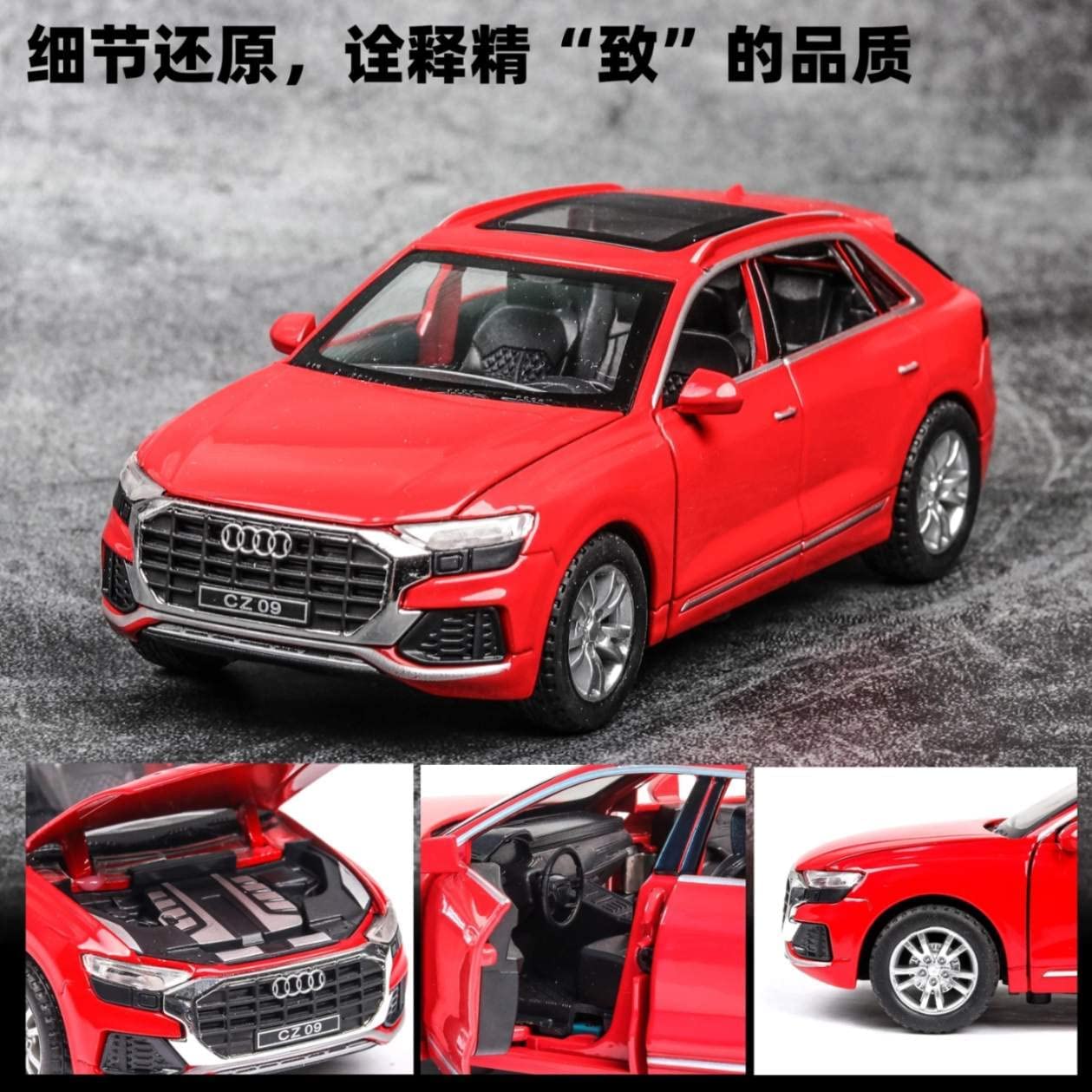 Audi Q8 SUV 1:32 Die-cast Car