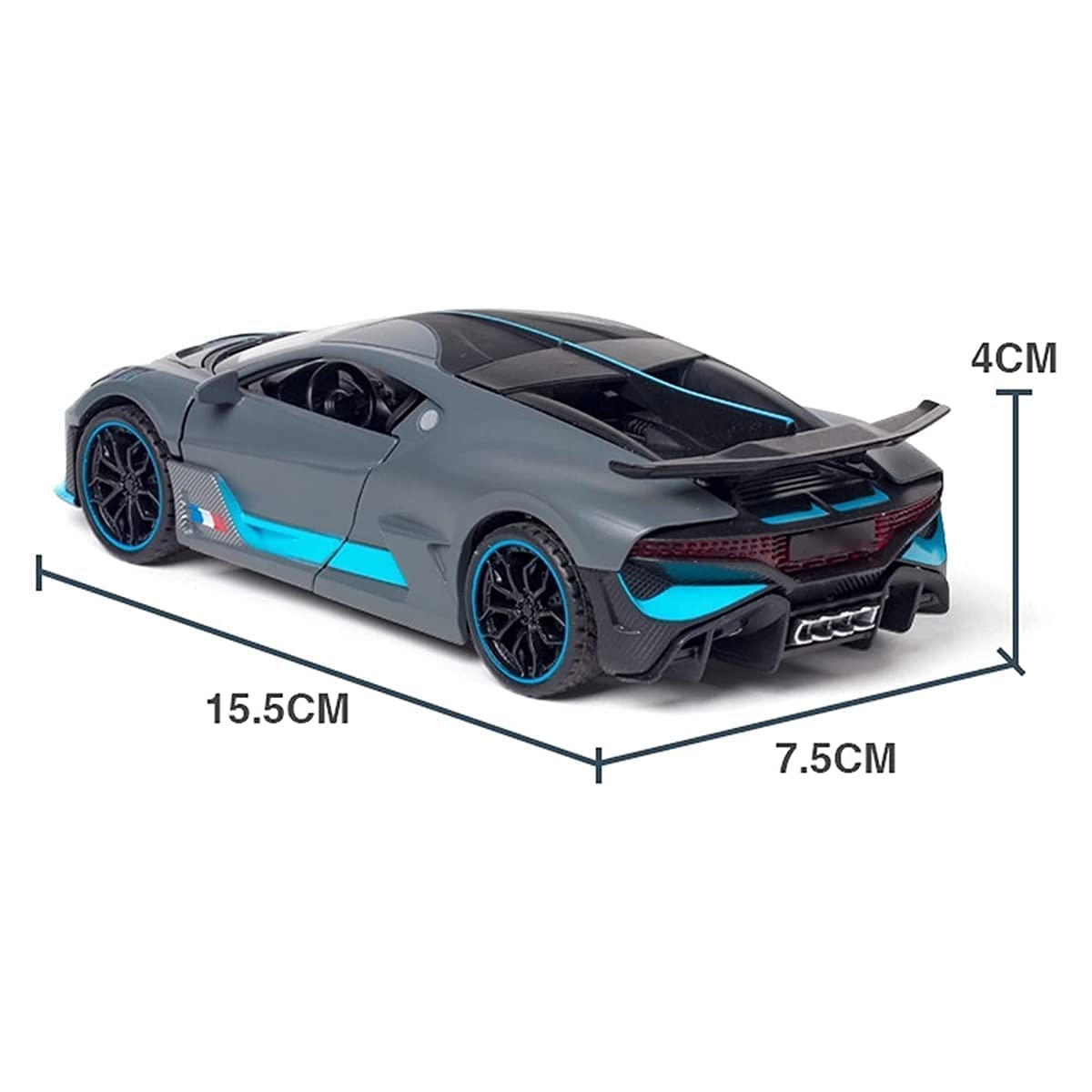 Bugatti Divo 1:32 Exclusive Alloy Metal Pull Back Die-cast Car