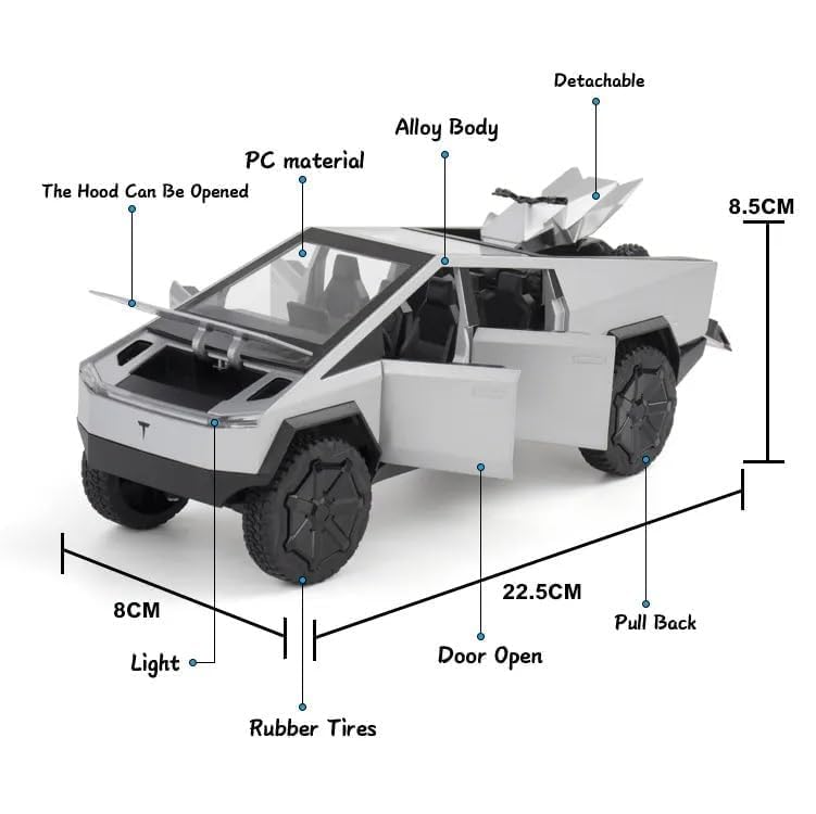 Tesla Cyber Truck 1:24 Model Car