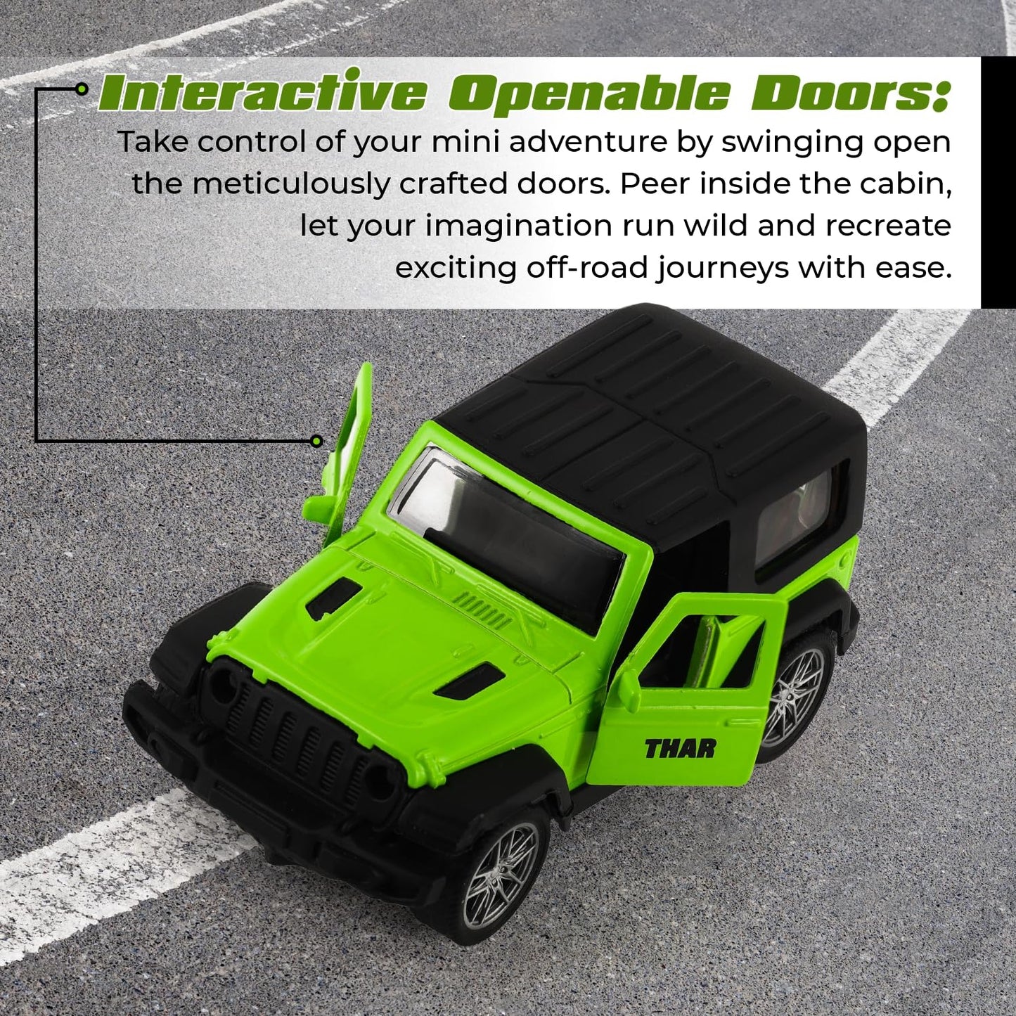 Mahindra Thar 1:36 Die-cast Car