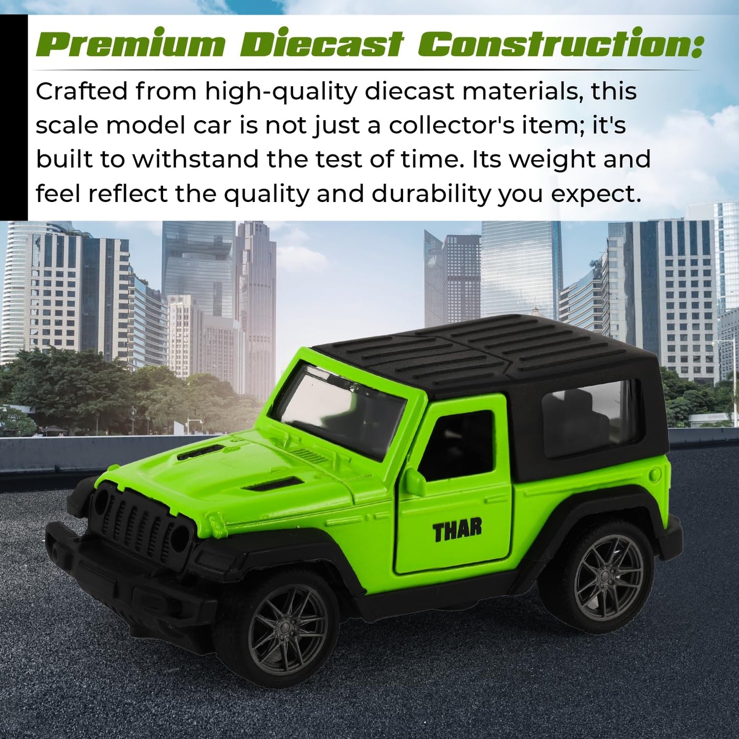 Mahindra Thar 1:36 Die-cast Car