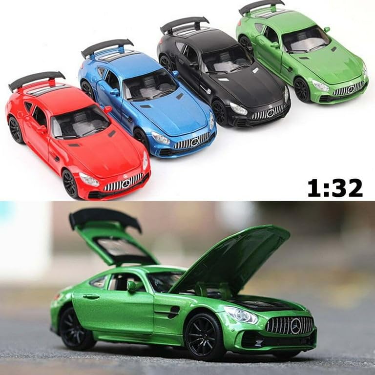 Mercedes Benz AMG GT-R 1:32 Model Car Exclusive Alloy Metal Pull Back Die-cast Car