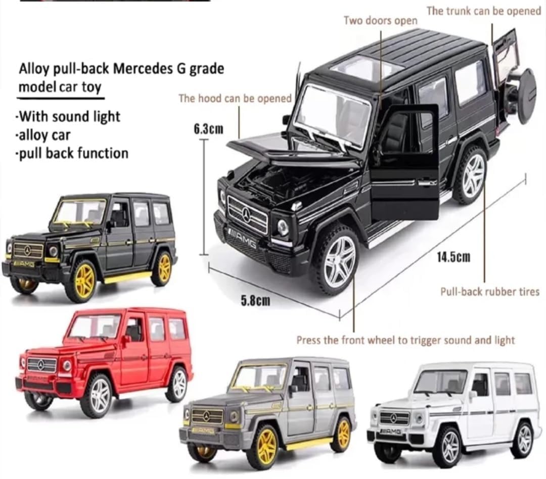 Mercedes Benz G65 1:32 Exclusive Alloy Metal Pull Back Die-cast Car