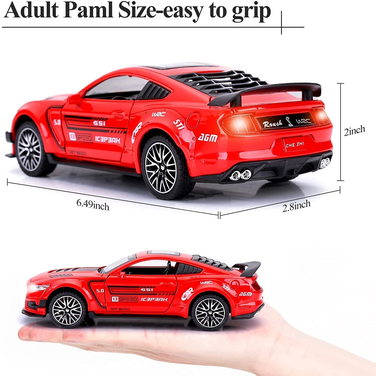 Mustang GT500 1:32 Scale Model Car