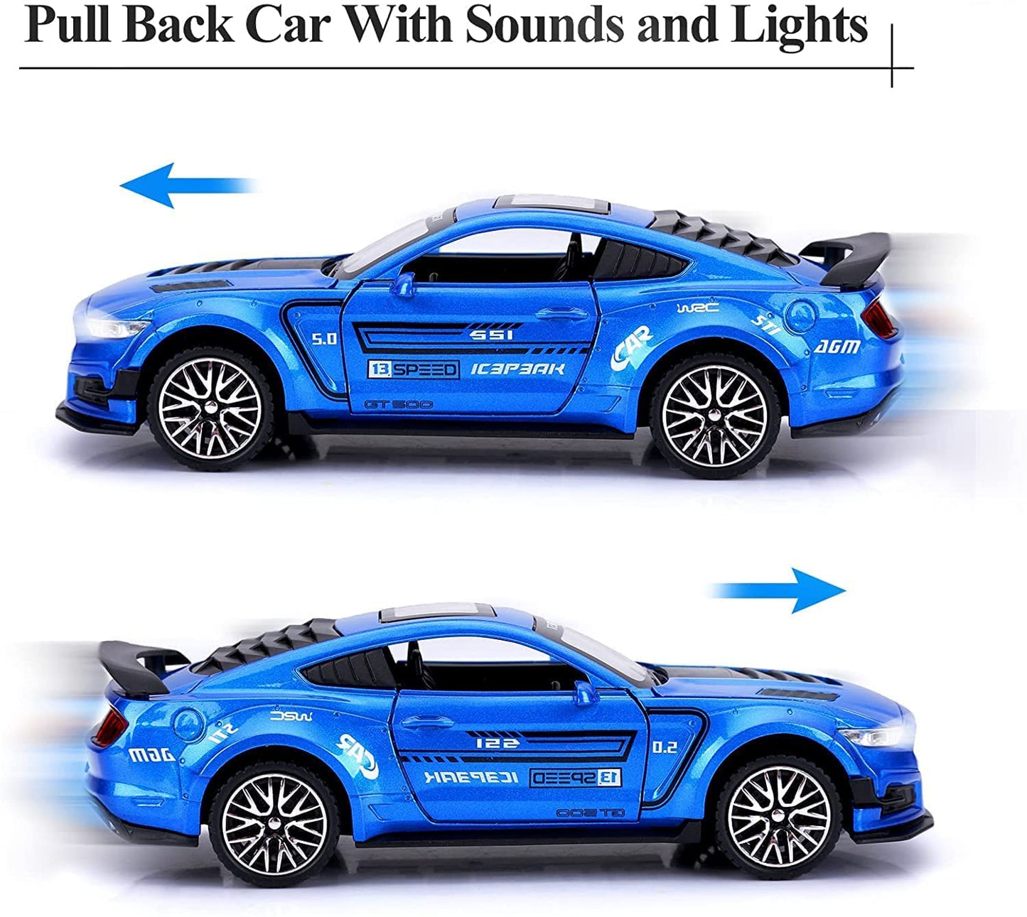 Mustang GT500 1:32 Scale Model Car