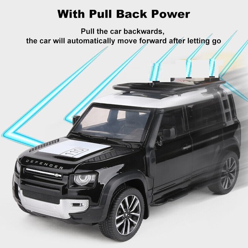 Range Rover Defender 1:32 Scale Model Car Exclusive Alloy Metal Pull Back Die-cast Car