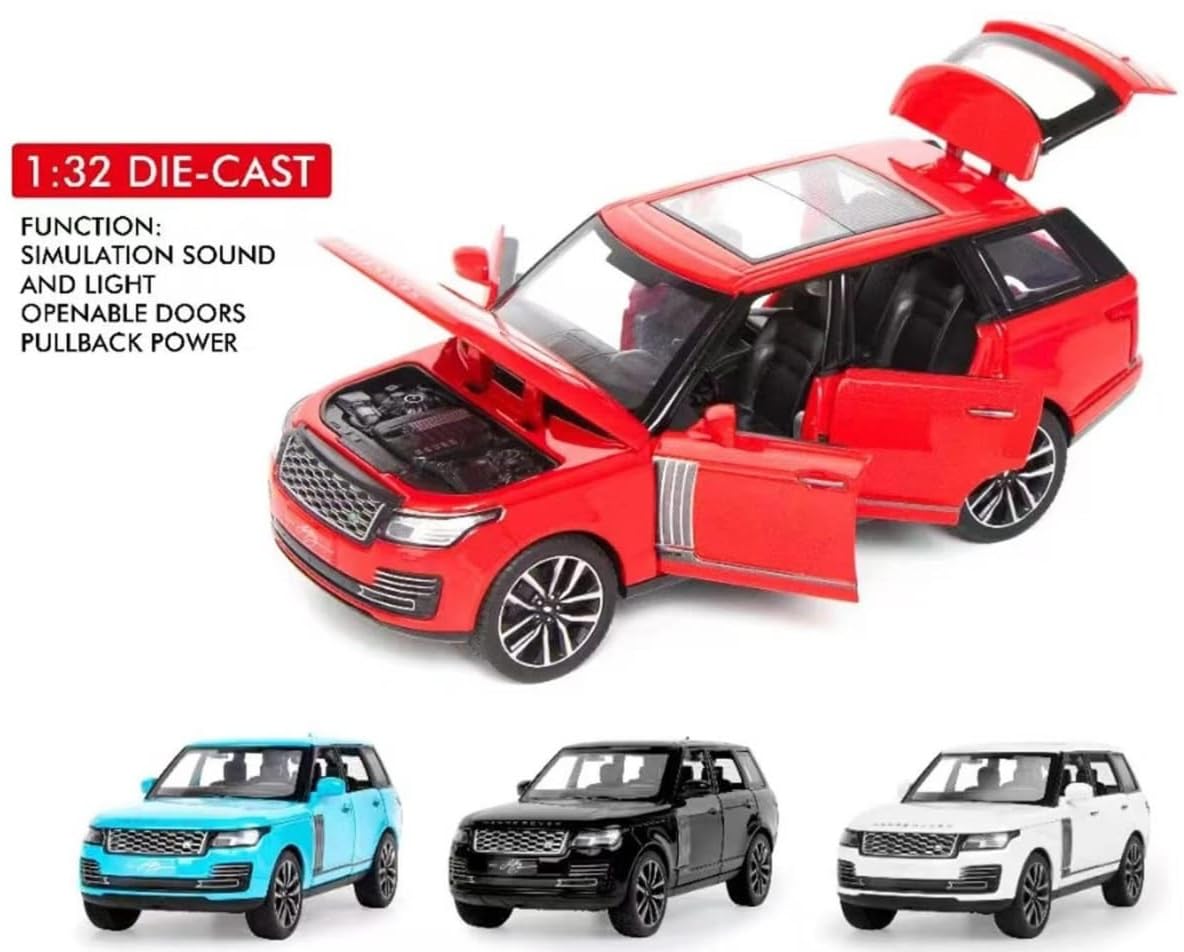 Range Rover SUV Car 1:32 Scale Model Car Exclusive Alloy Metal Pull Back Die-cast Car