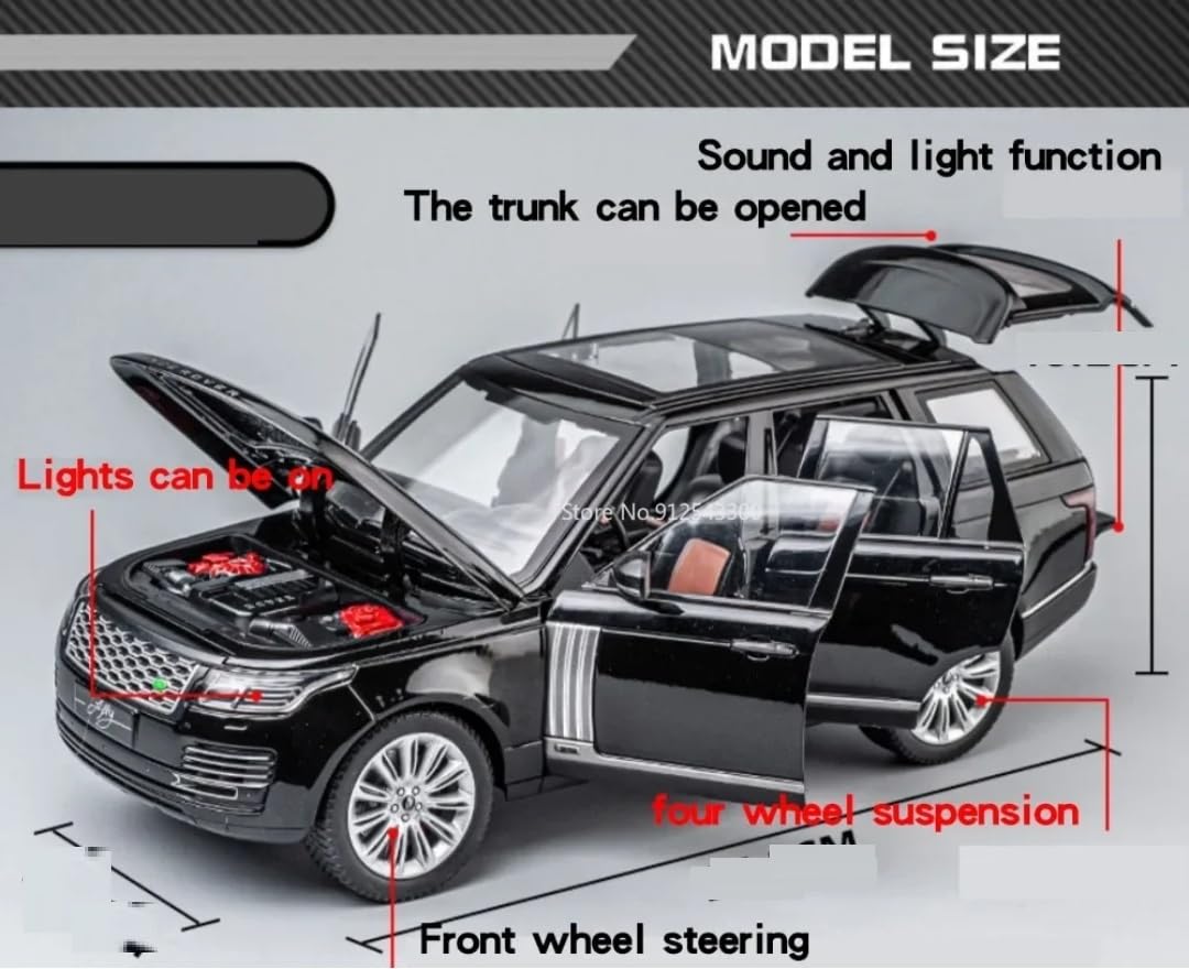 Range Rover SUV Car 1:32 Scale Model Car Exclusive Alloy Metal Pull Back Die-cast Car