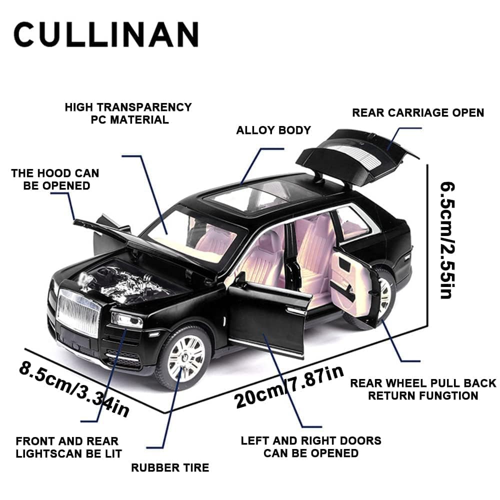 Rolls-Royce Cullinan 1:24 Scale Model Car