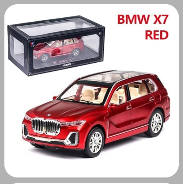 BMW X7 SUV 1:32 Scale Model Car